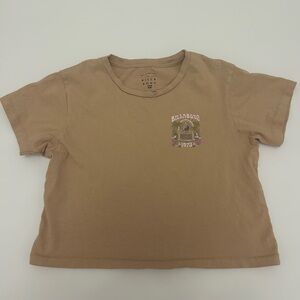 Billabong Kids Tan Short Sleeve Tee